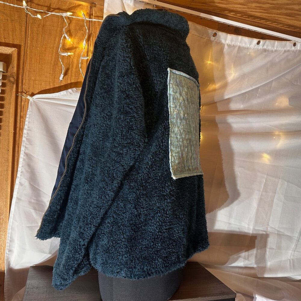 Unique Patchwork Pendleton Teddy Jacket Xl - image 8